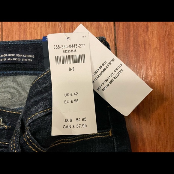 BUNDLE: Hollister High Rise Advance Stretch Jean Leggings - Picture 6 of 8